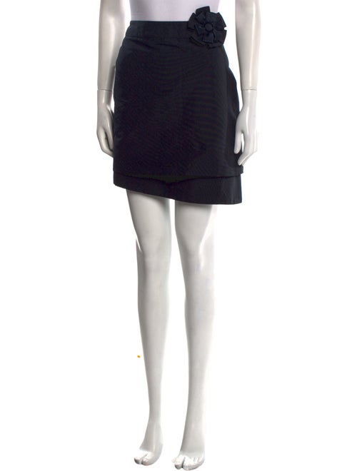 Valentino Braided Accents Mini Skirt