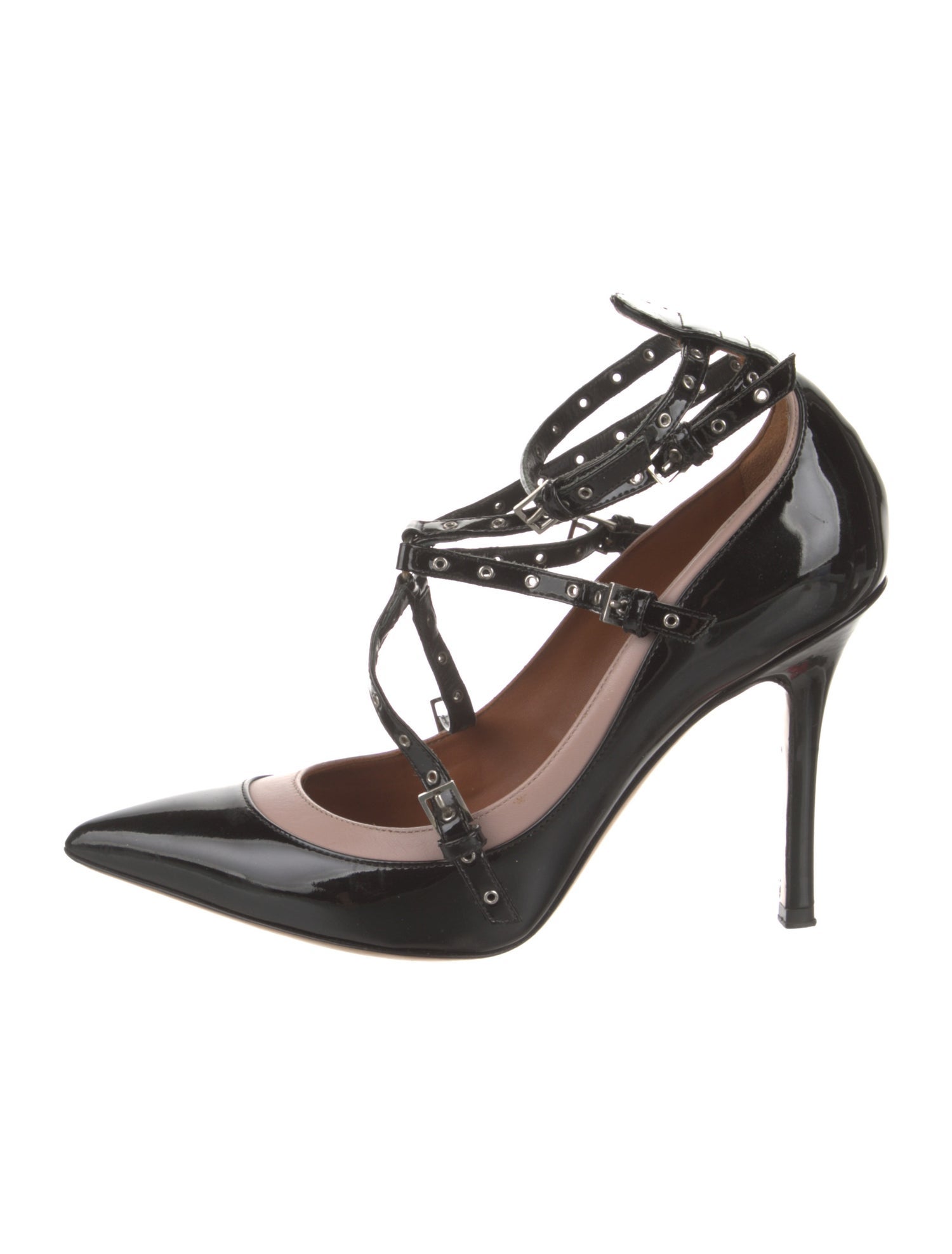 Valentino Patent Leather T-Strap Pumps