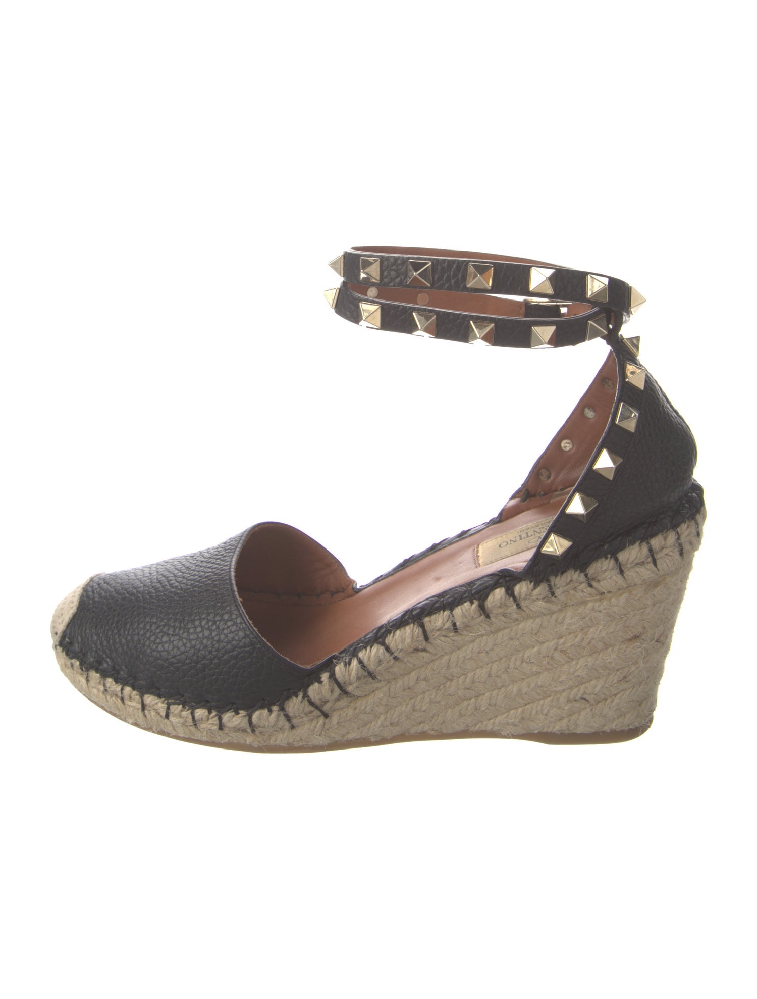 Valentino Red Rockstud D'Orsay Pumps 95mm Cowhide  989893