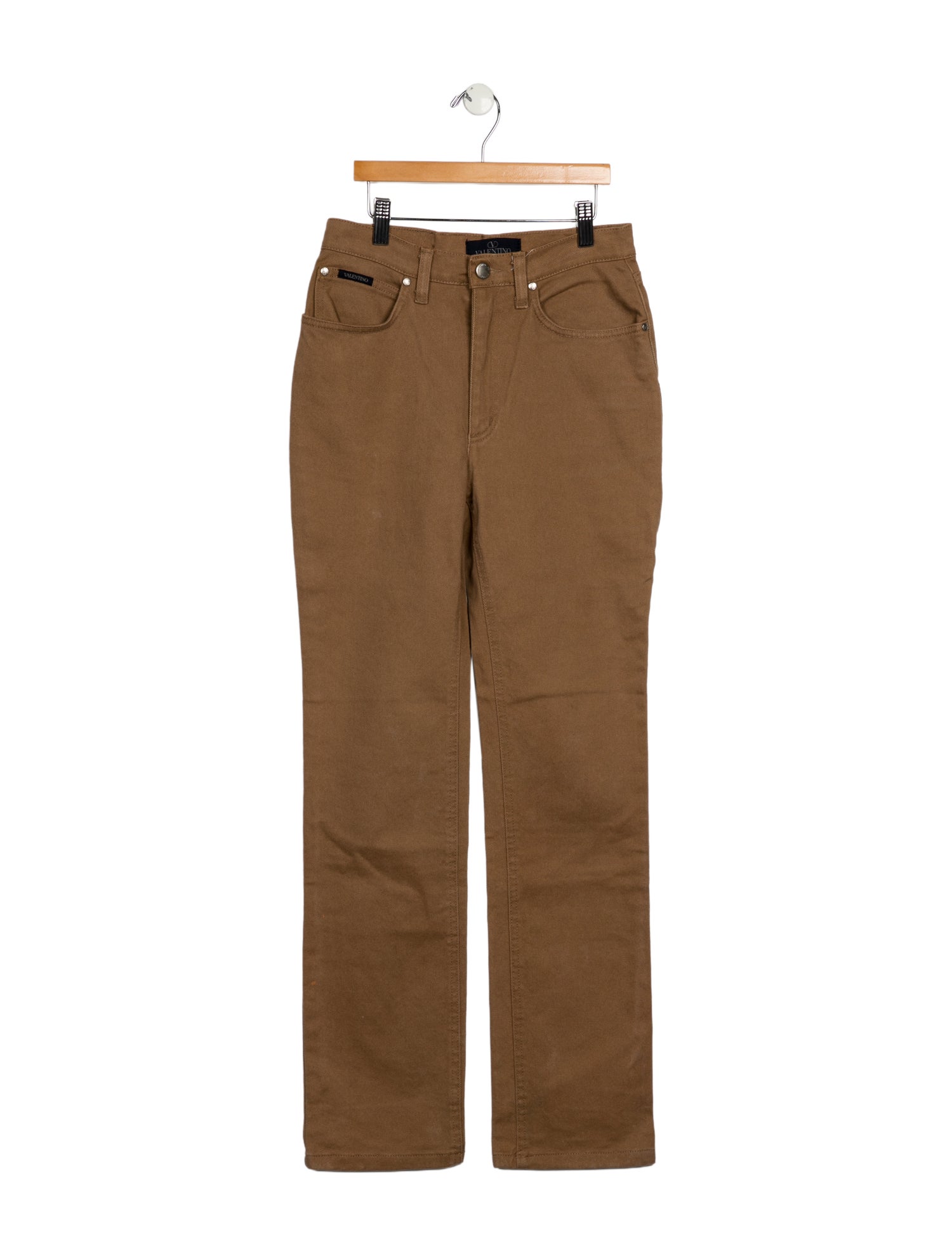 Valentino Jeans Mid-Rise Straight Leg Jeans