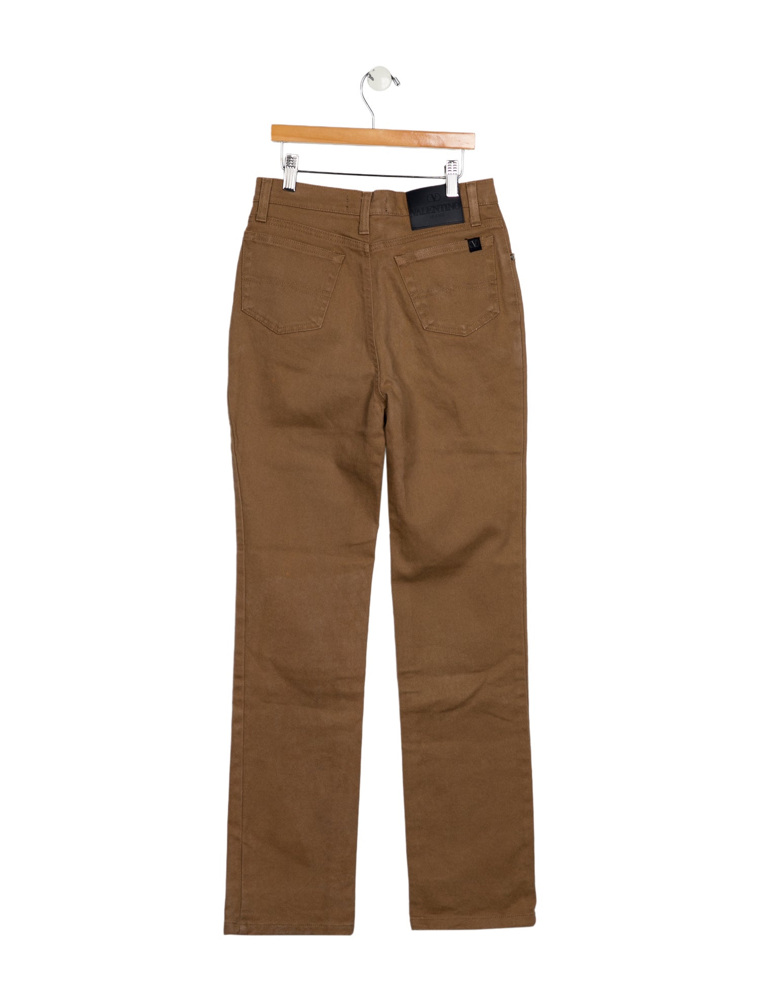 Valentino Jeans Mid-Rise Straight Leg Jeans