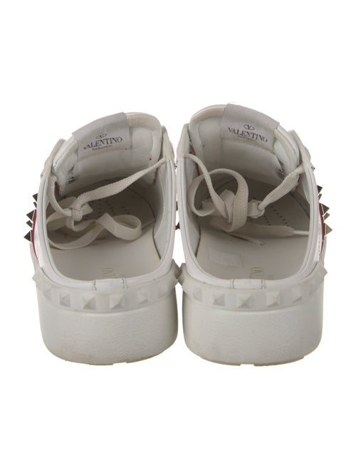 Valentino Rockstud Accents Leather Mules