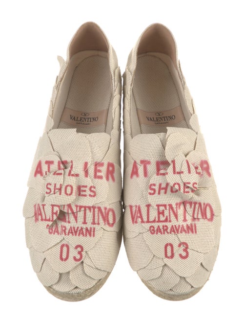 Valentino Canvas Floral Print Espadrilles