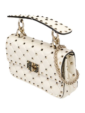Valentino Rockstud Top Handle Bag Small
