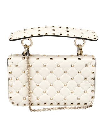 Valentino Rockstud Top Handle Bag Small