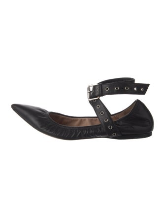 Valentino Leather Ballet Flats