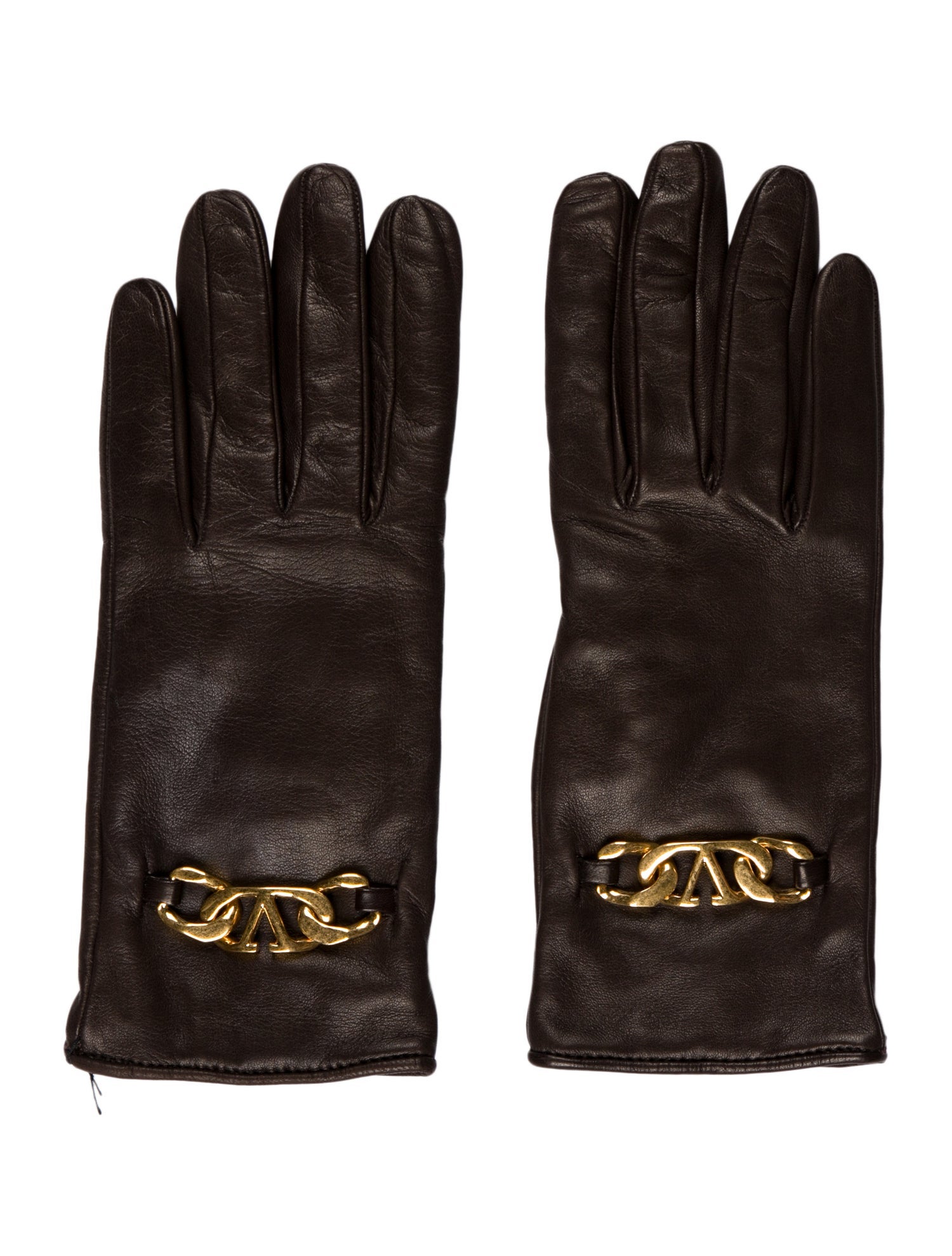 Valentino Leather Gloves w/ Tags