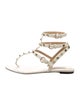 Valentino Rockstud Accents Leather Sandals
