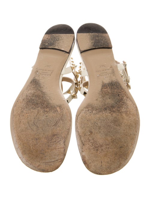 Valentino Rockstud Accents Leather Sandals
