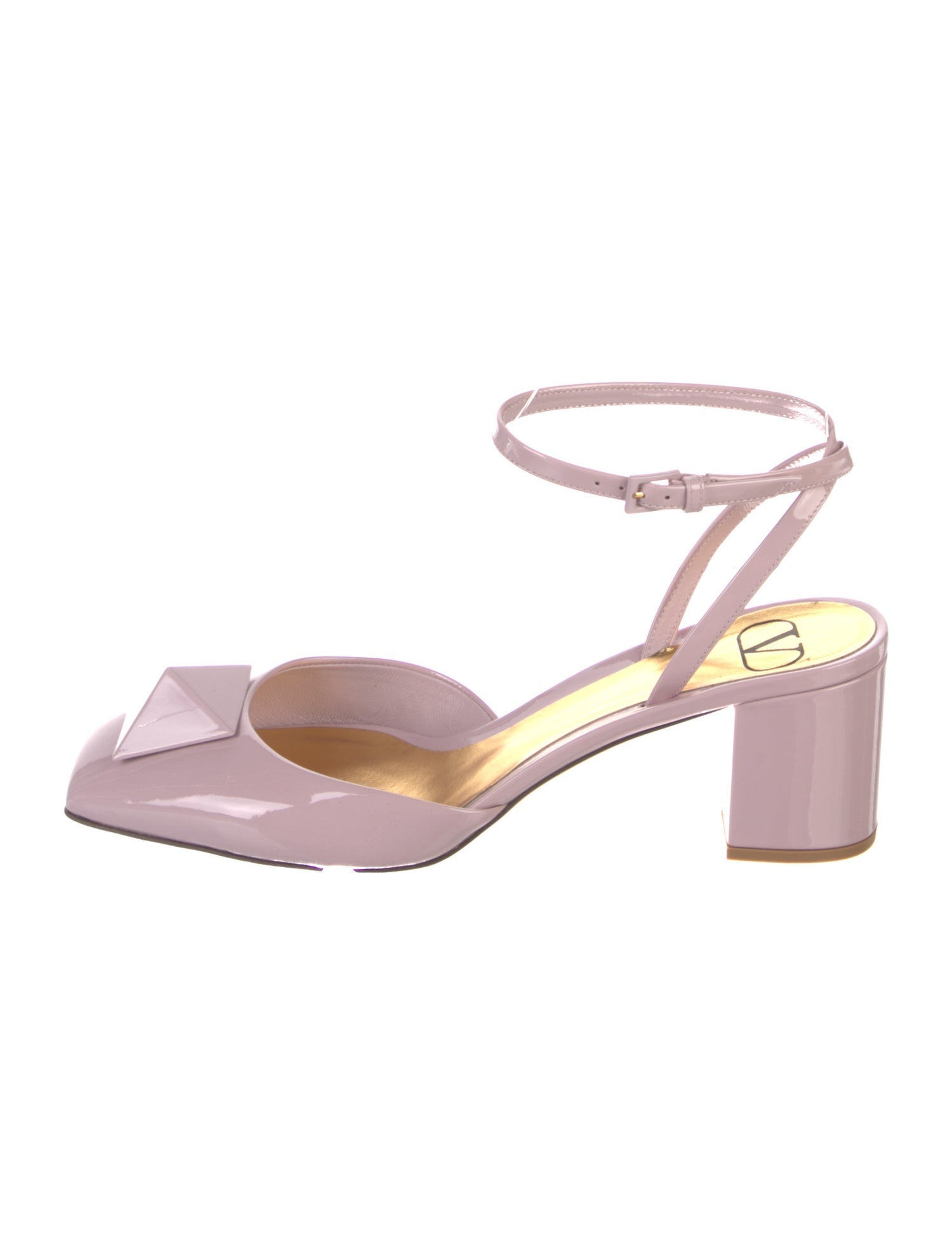 Valentino Rockstud Accents Patent Leather Slingback Pumps w/ Tags