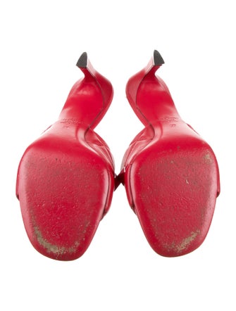 Valentino Rockstud Accents Leather Slides