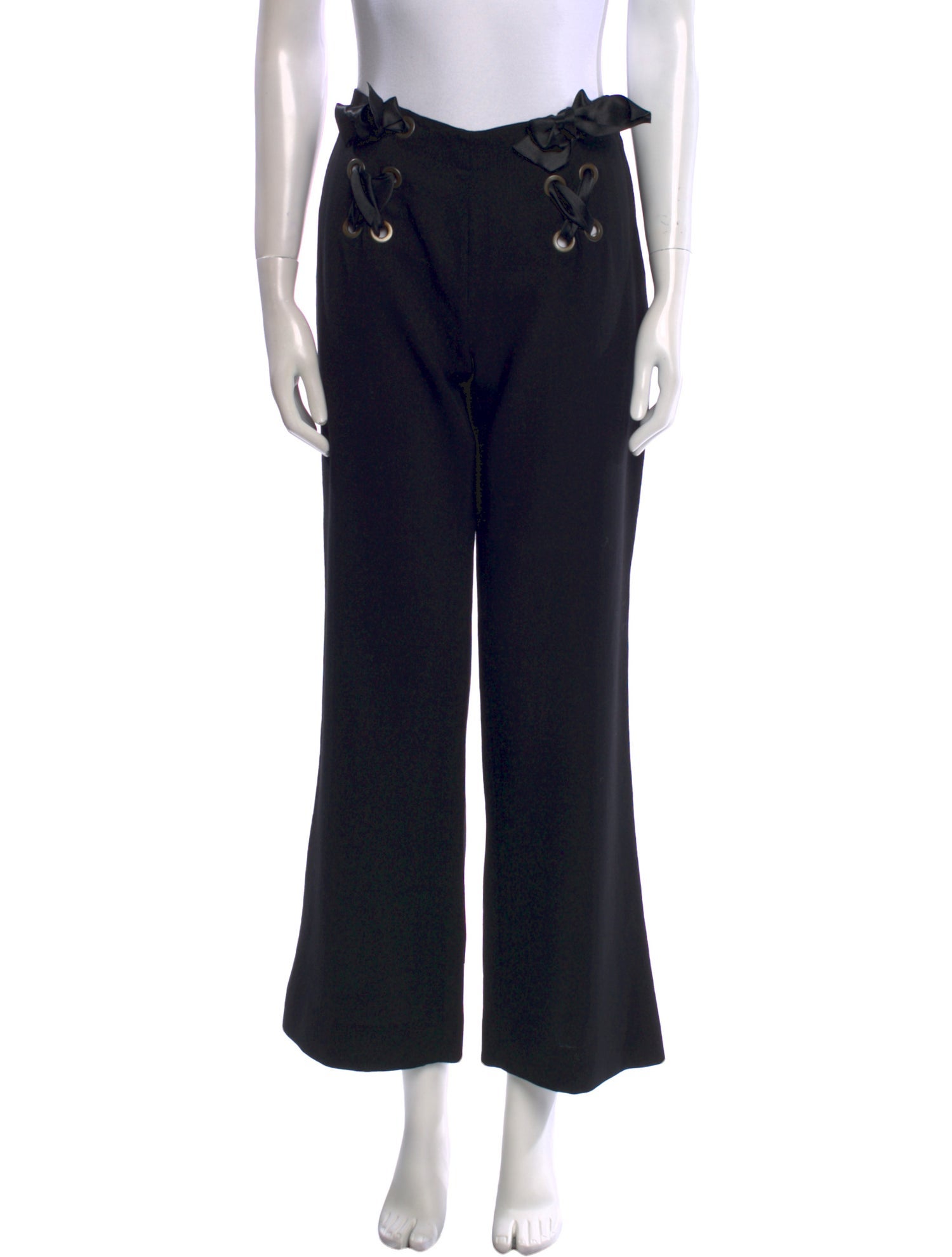 Valentino Virgin Wool Wide Leg Pants