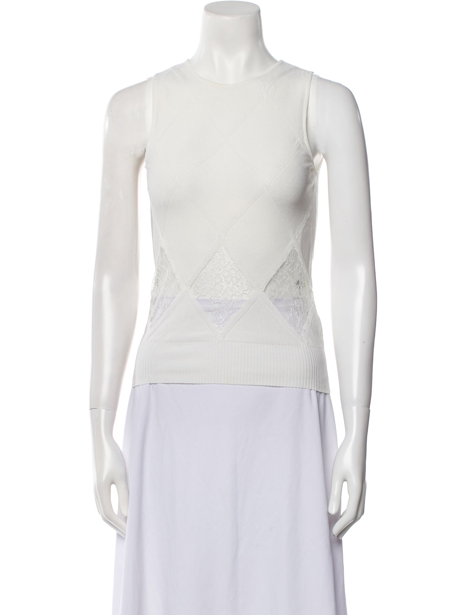 Valentino Vintage Crew Neck Crop Top