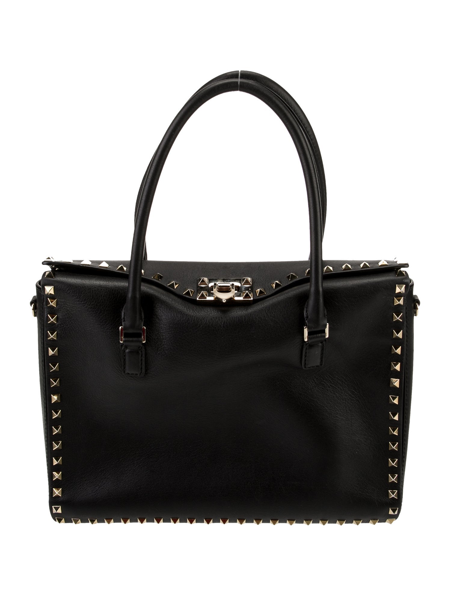 Valentino Leather Top Handle Bag