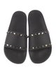 Valentino Rockstud Accents Rubber Slides
