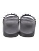 Valentino Rockstud Accents Rubber Slides