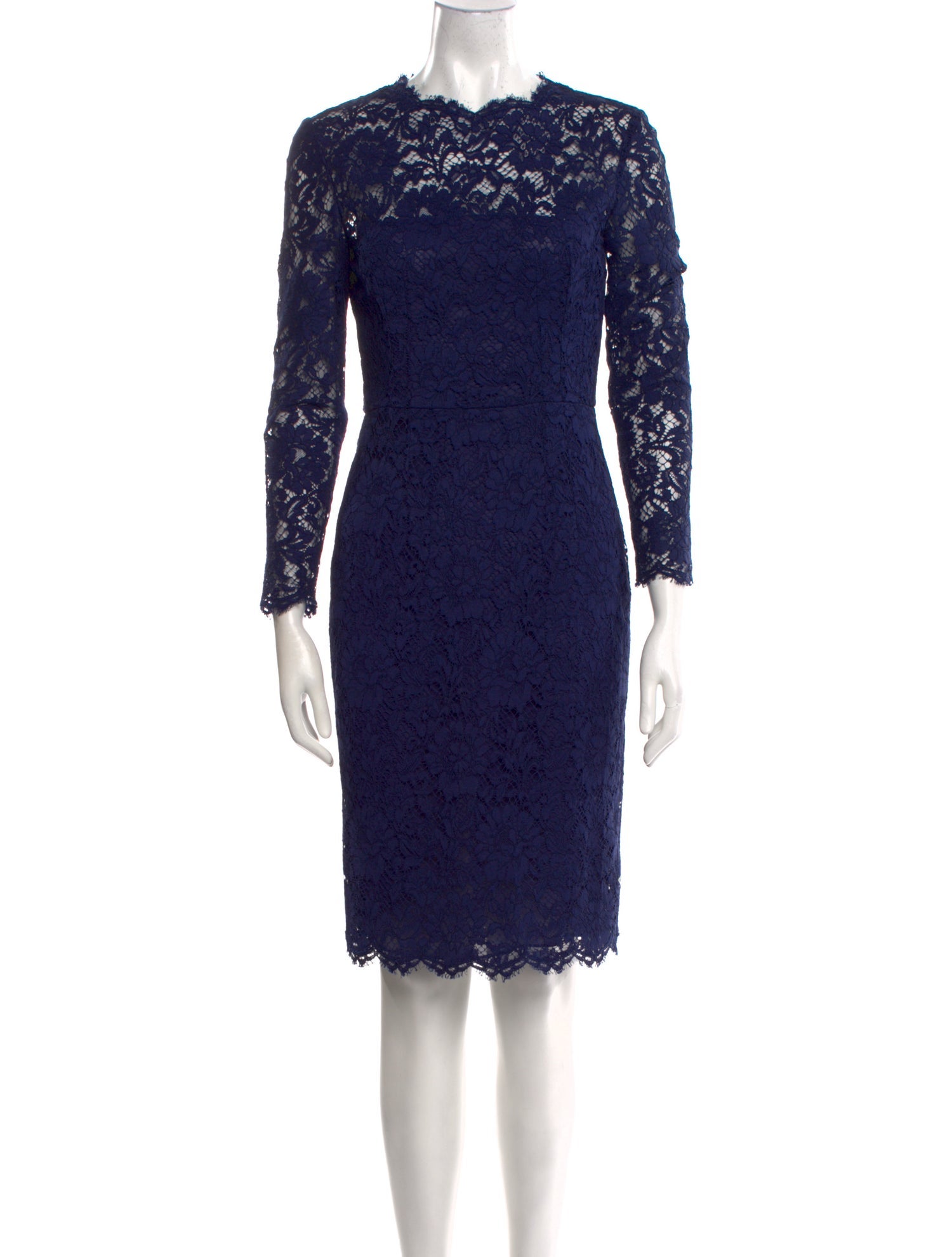 Valentino Lace Knee-Length Dress