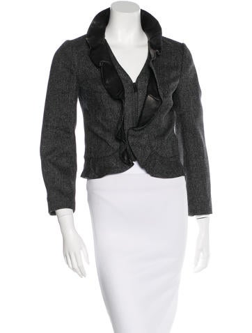 Valentino Structured Wool Jacket