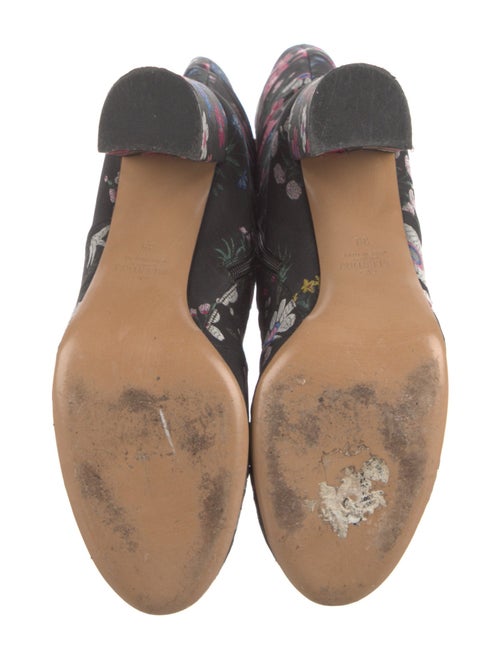 Valentino Canvas Floral Print Boots