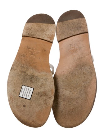 Valentino Rockstud Accents Leather Slides