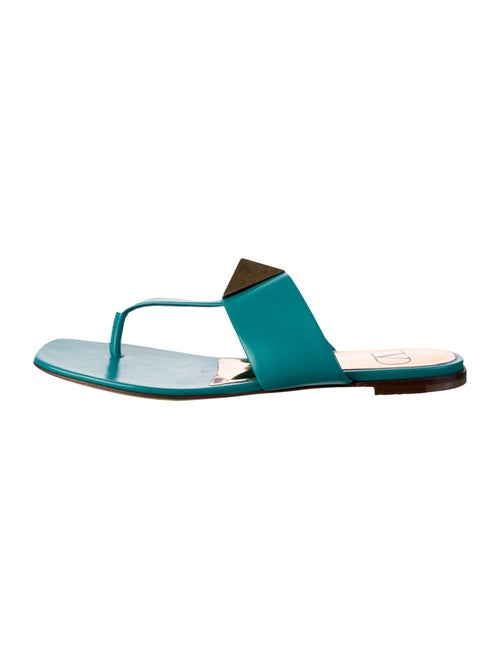 Valentino Leather Slides