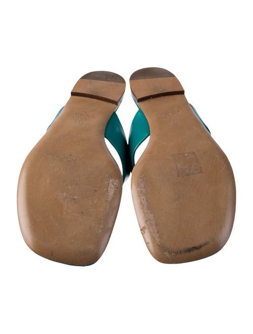 Valentino Leather Slides