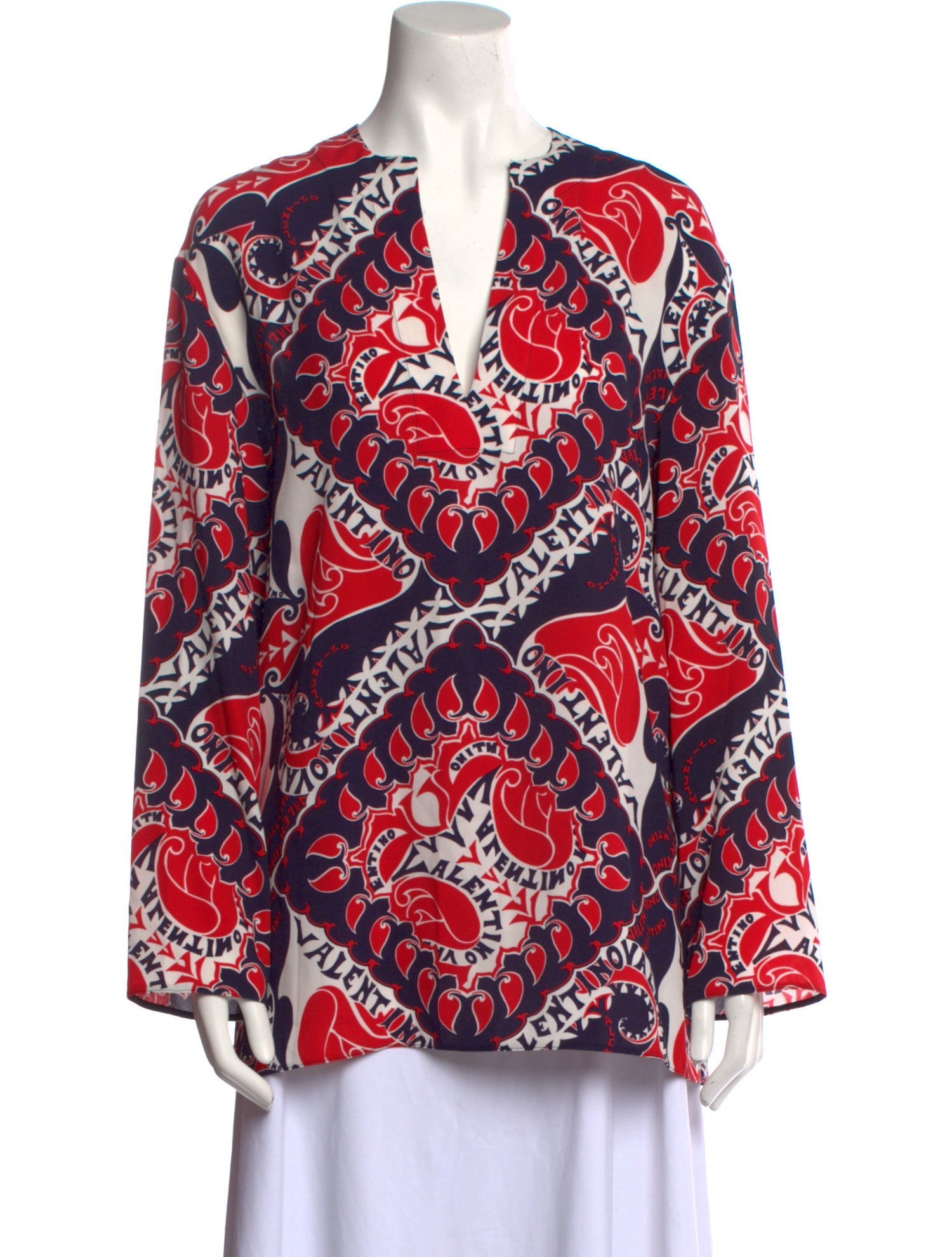 Valentino Silk Printed Tunic