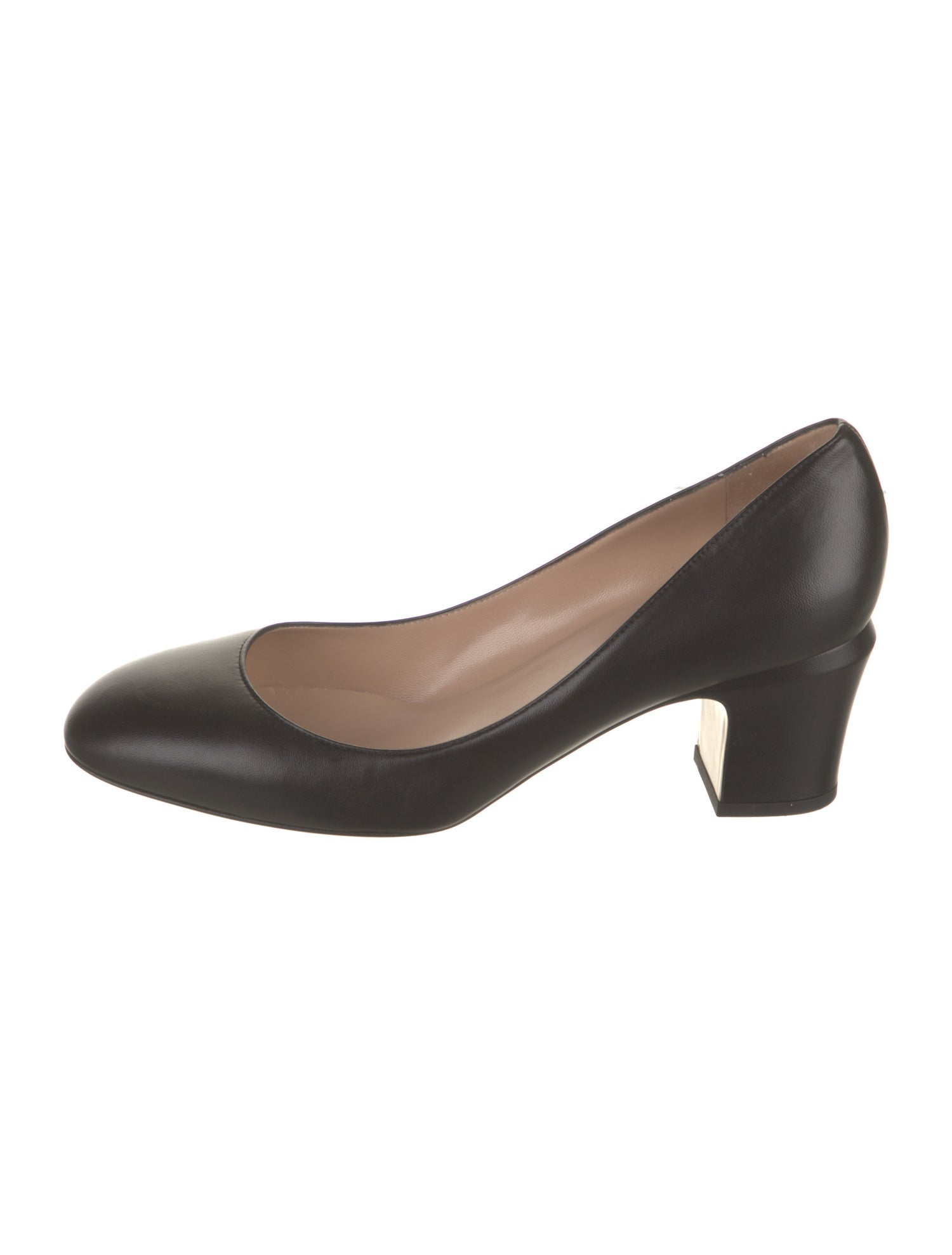 Valentino Rockstud Accents Leather Pumps