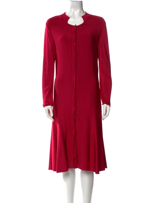 Valentino Virgin Wool Midi Length Dress