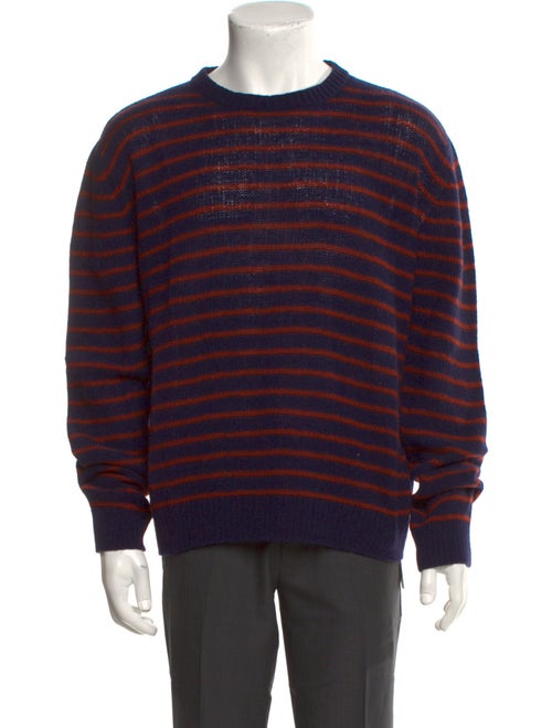 Valentino Virgin Wool Striped Pullover