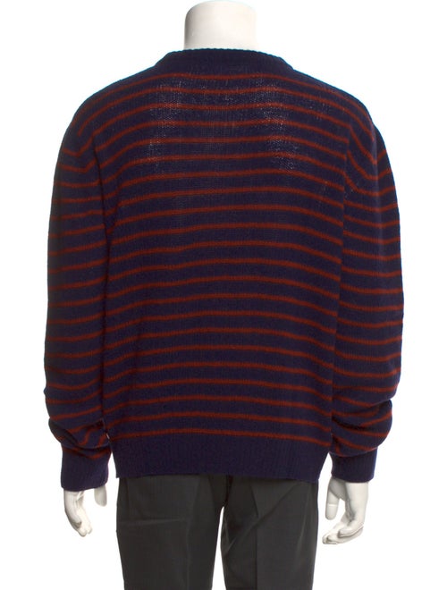 Valentino Virgin Wool Striped Pullover