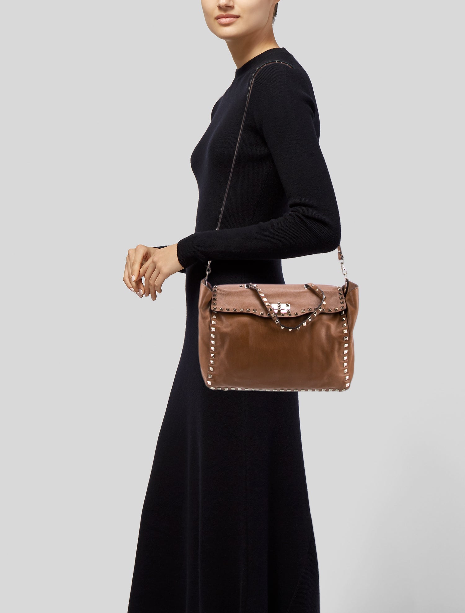 Valentino Rockstud Top Handle Bag Vintage