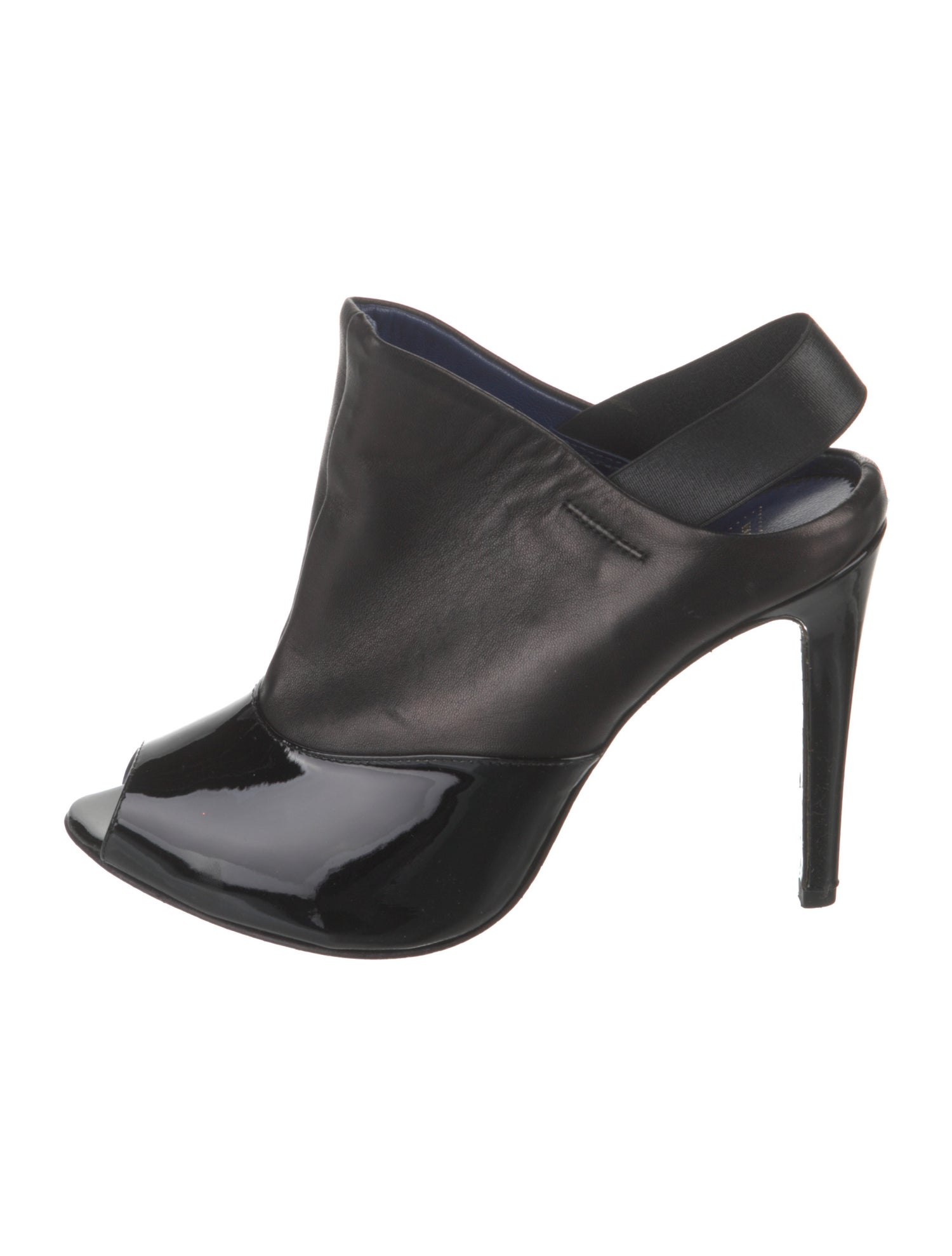 Valentina Rangoni Leather Grosgrain Trim Slingback Pumps