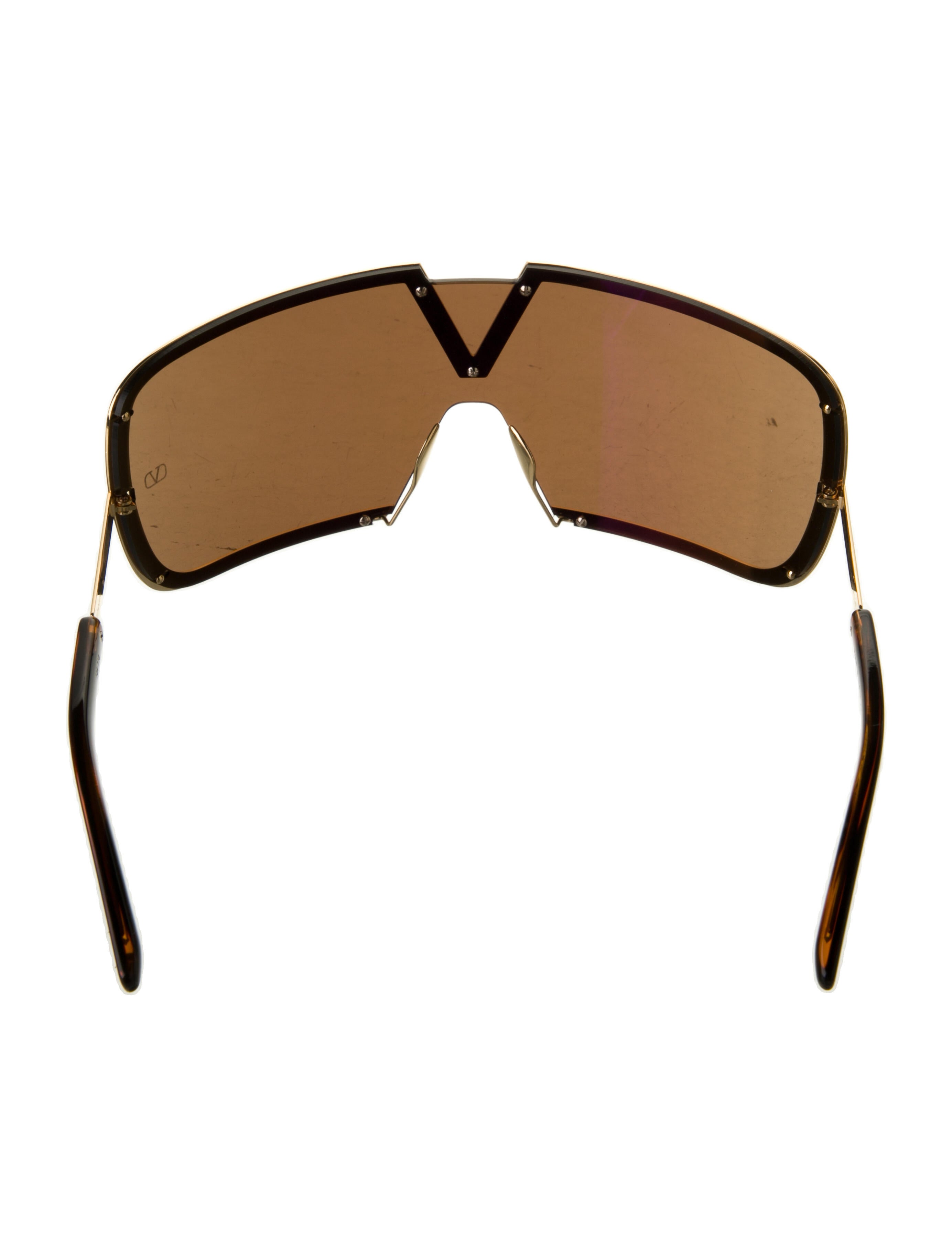 Valentino Shield Tinted Sunglasses
