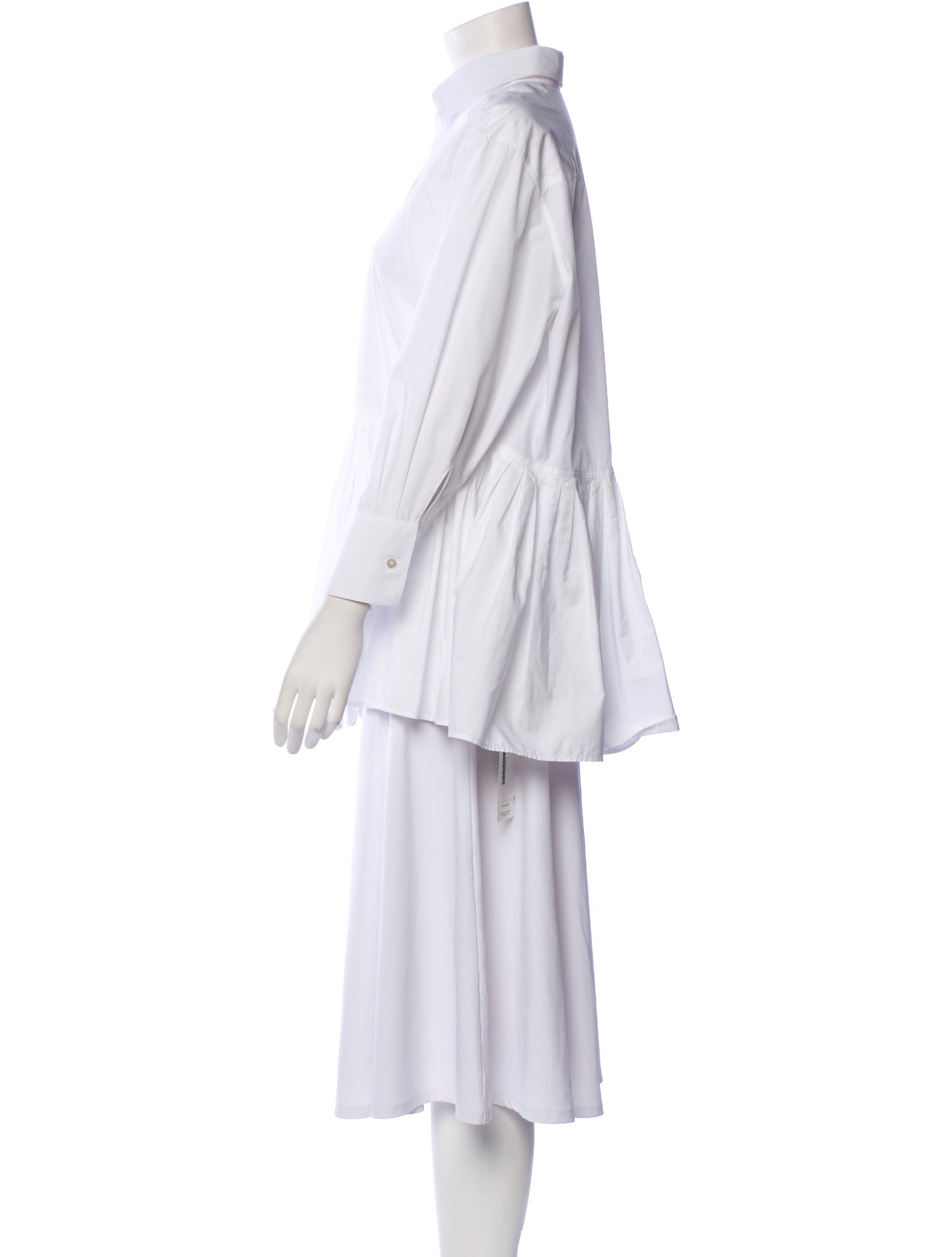 Valentino Long Sleeve Button-Up Top