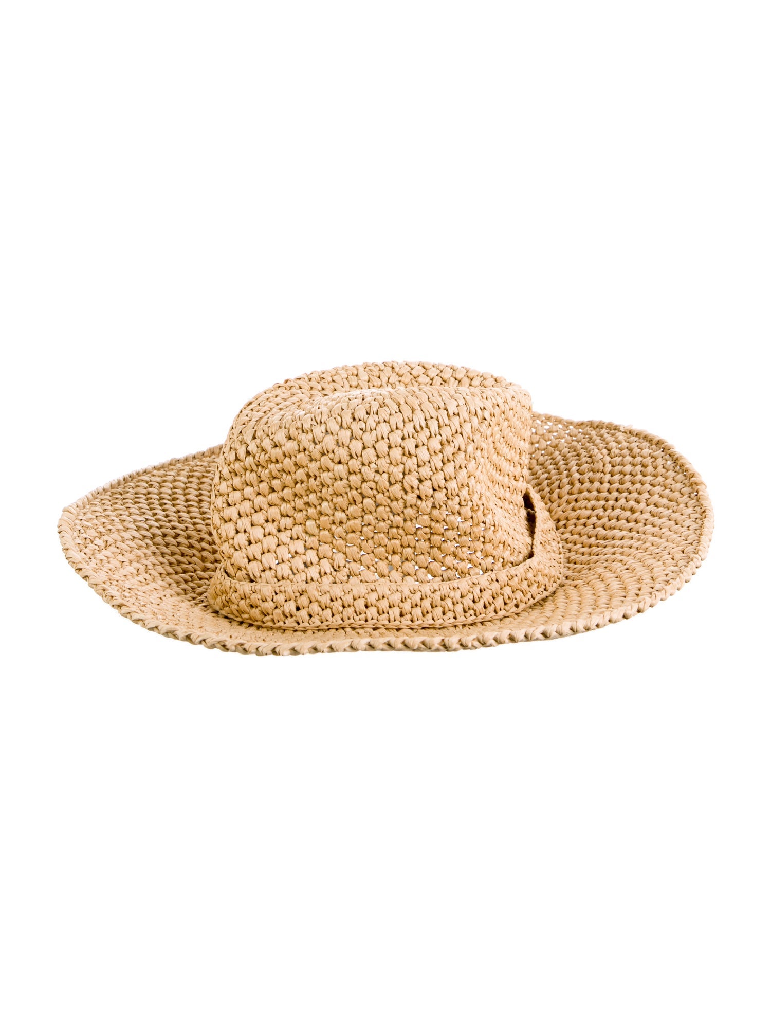 Valentino rafia hat with V logo buckle size (S) excellent condition Valentino Garavani VLogo Signature Hat in Lapin Fabric  main image 3