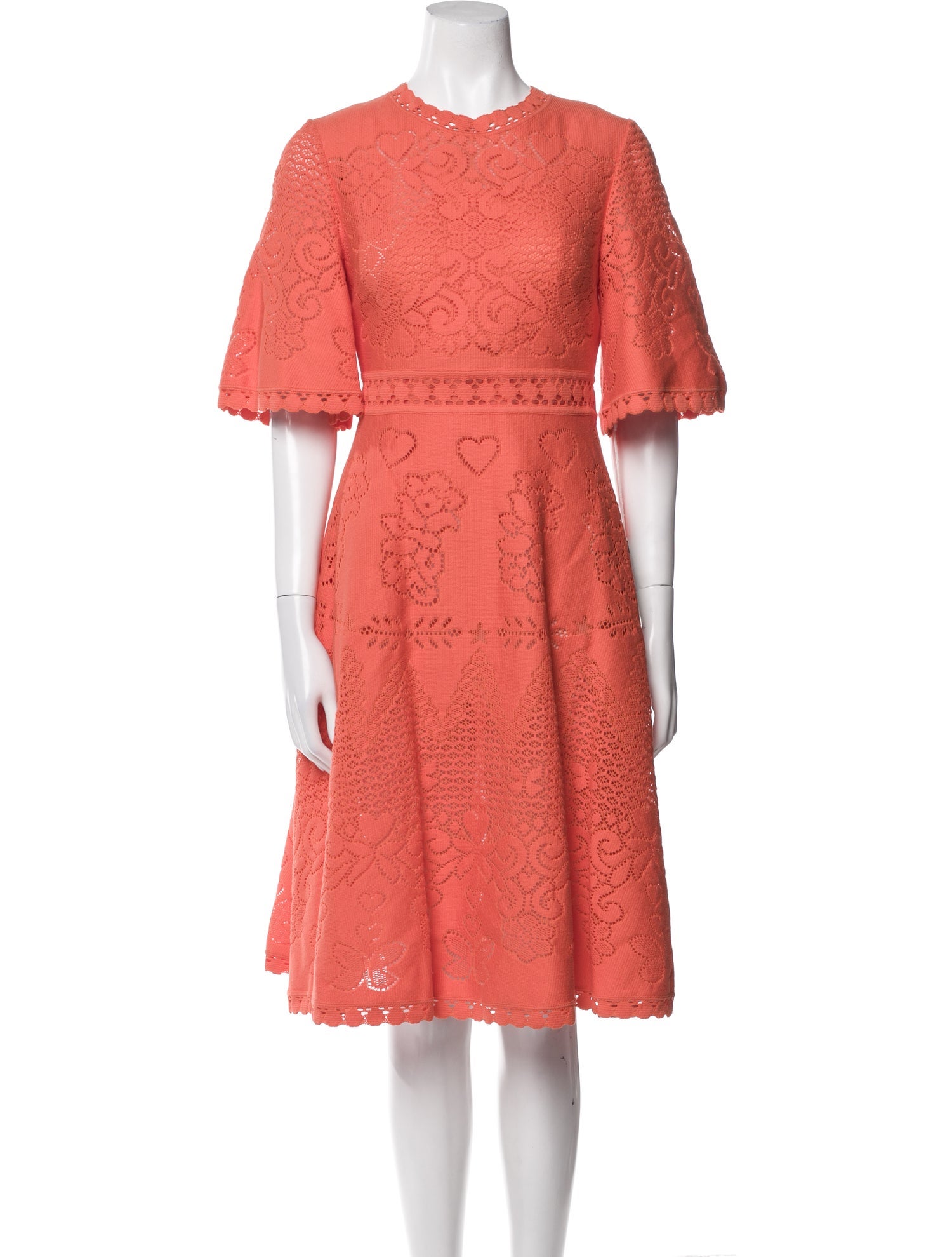 Mariacher Crew Neck Knee-Length Dress w/ Tags