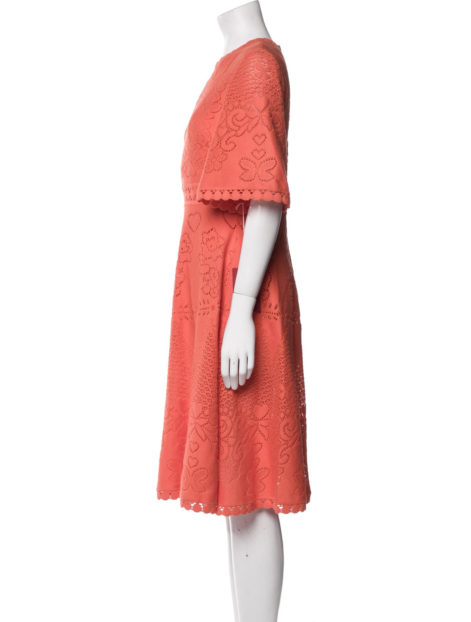 Mariacher Crew Neck Knee-Length Dress w/ Tags