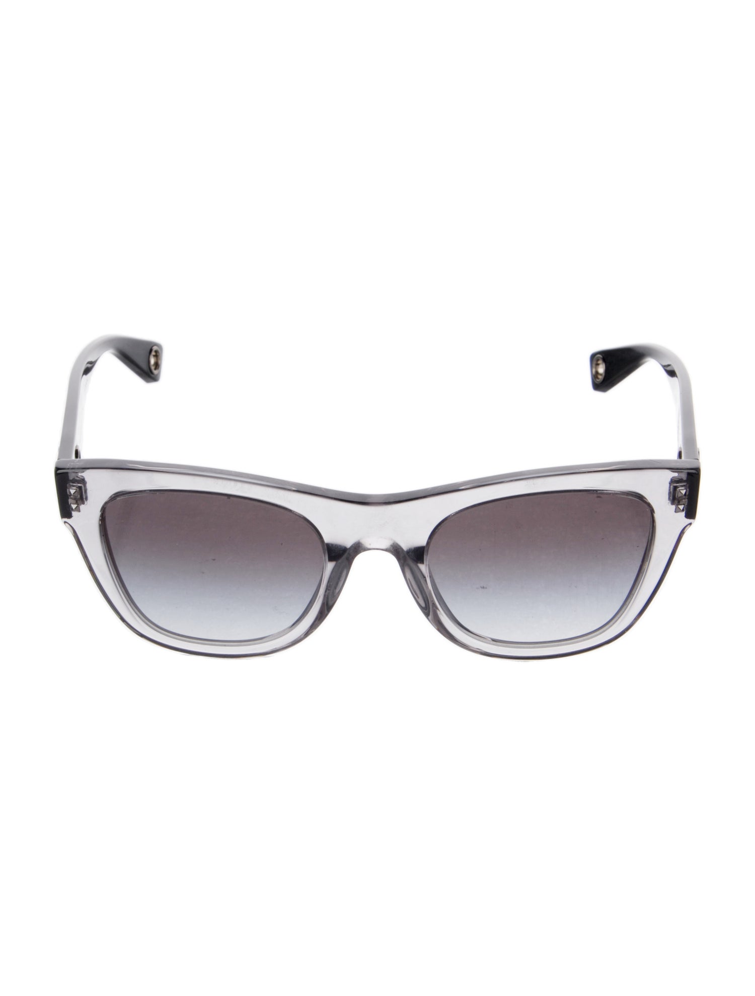 Valentino Rockstud Accents Wayfarer Sunglasses