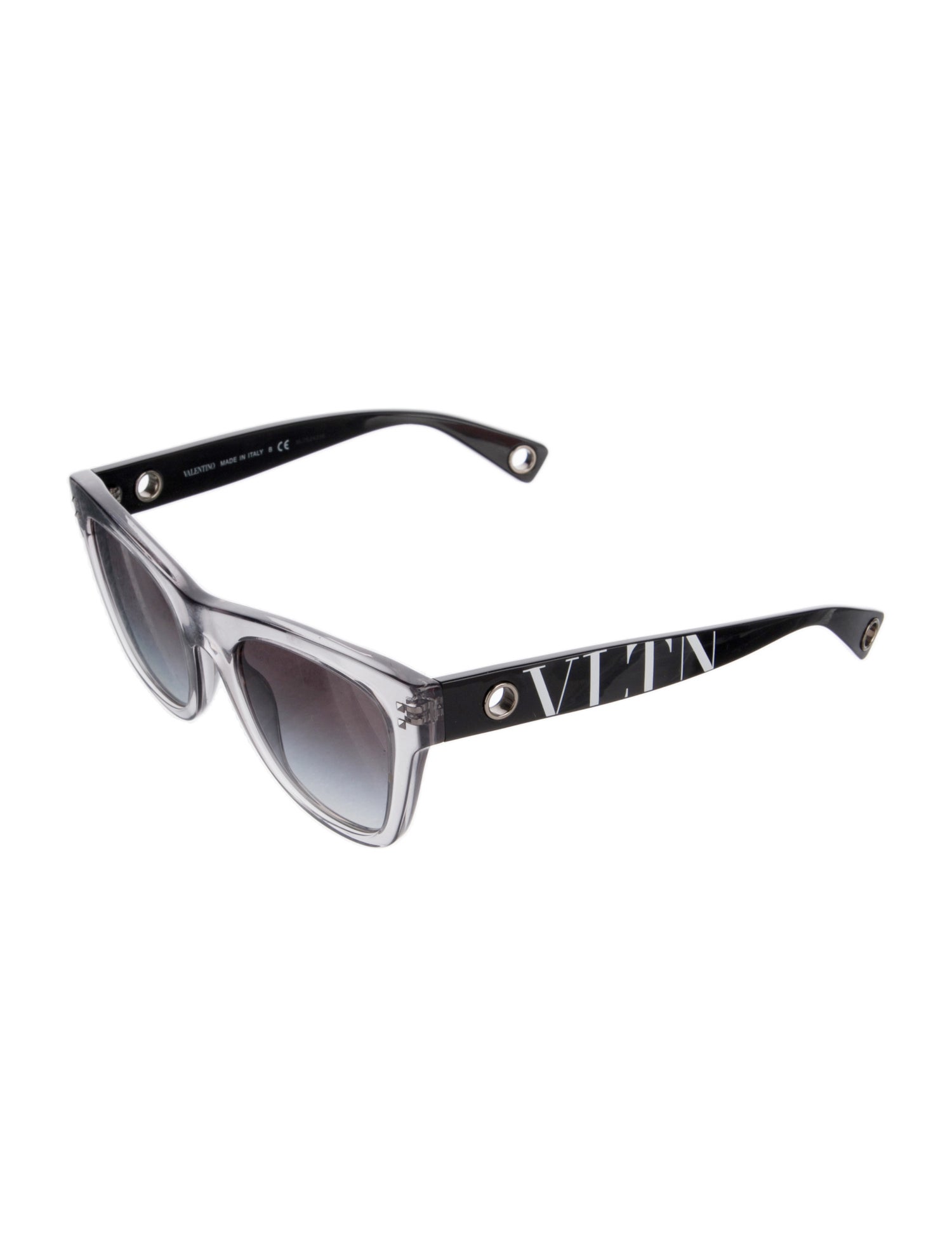 Valentino Rockstud Accents Wayfarer Sunglasses