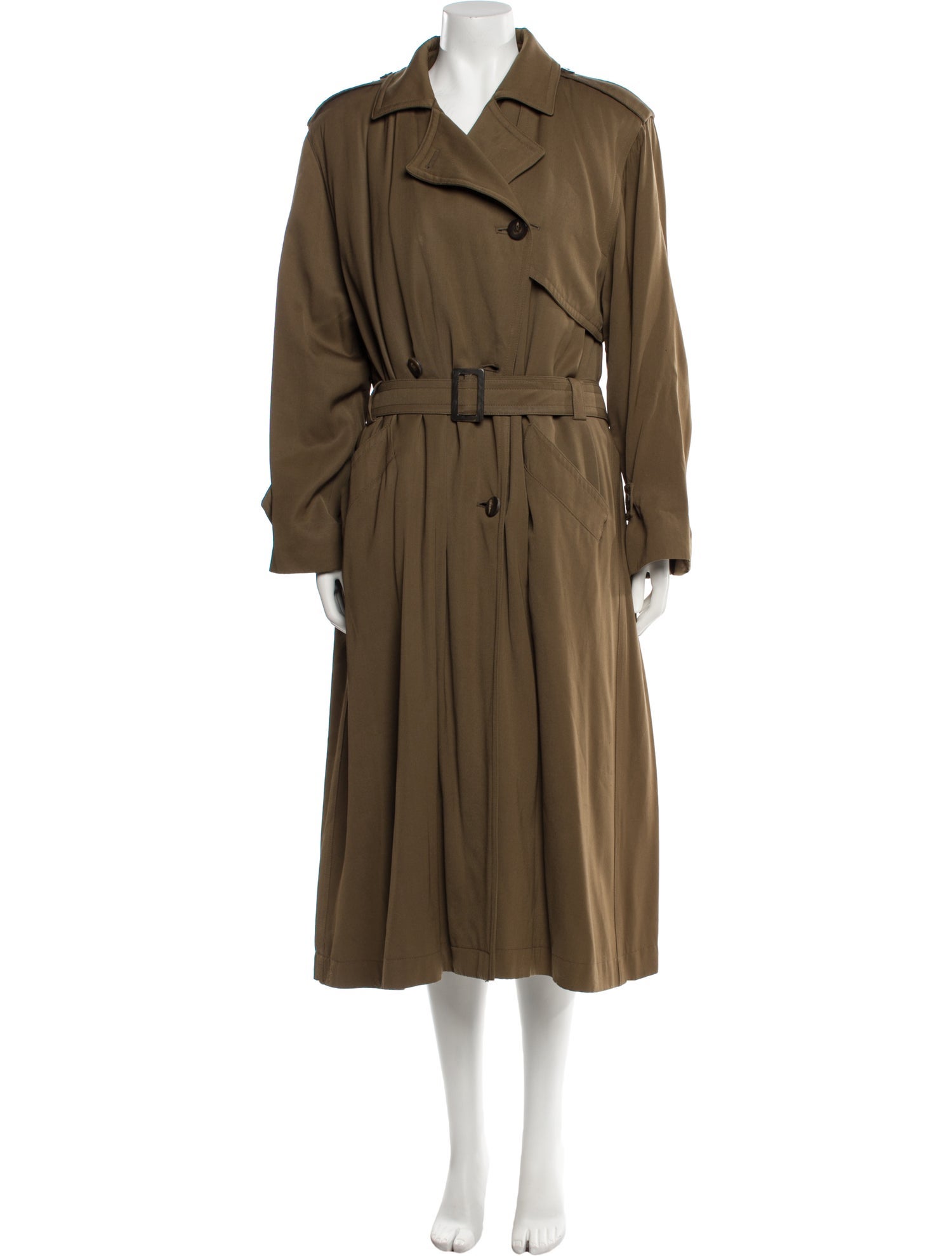 Valentino Vintage Wool Fur Coat