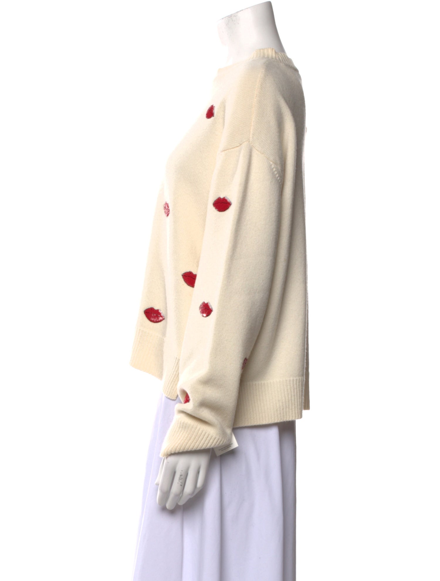 Valentino Virgin Wool Printed Sweater