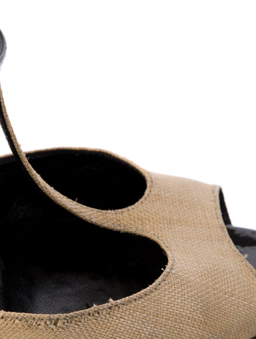 Valentino Colorblock Pattern T-Strap Sandals