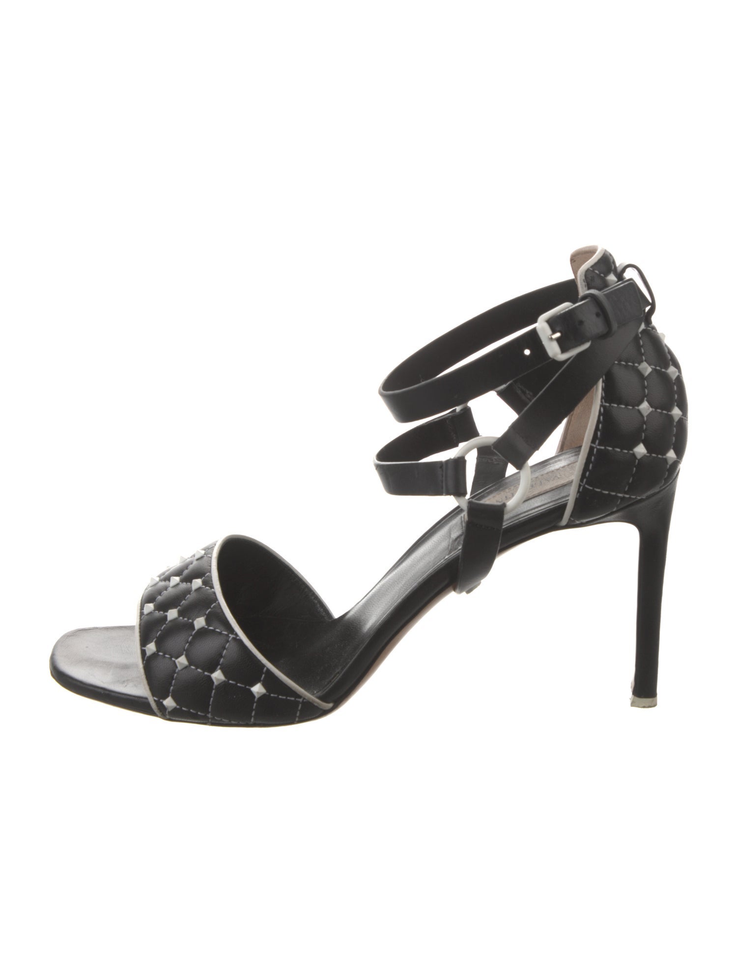 Valentino Rockstud Accents Leather D'Orsay Pumps