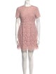 Valentino Lace Pattern Mini Dress