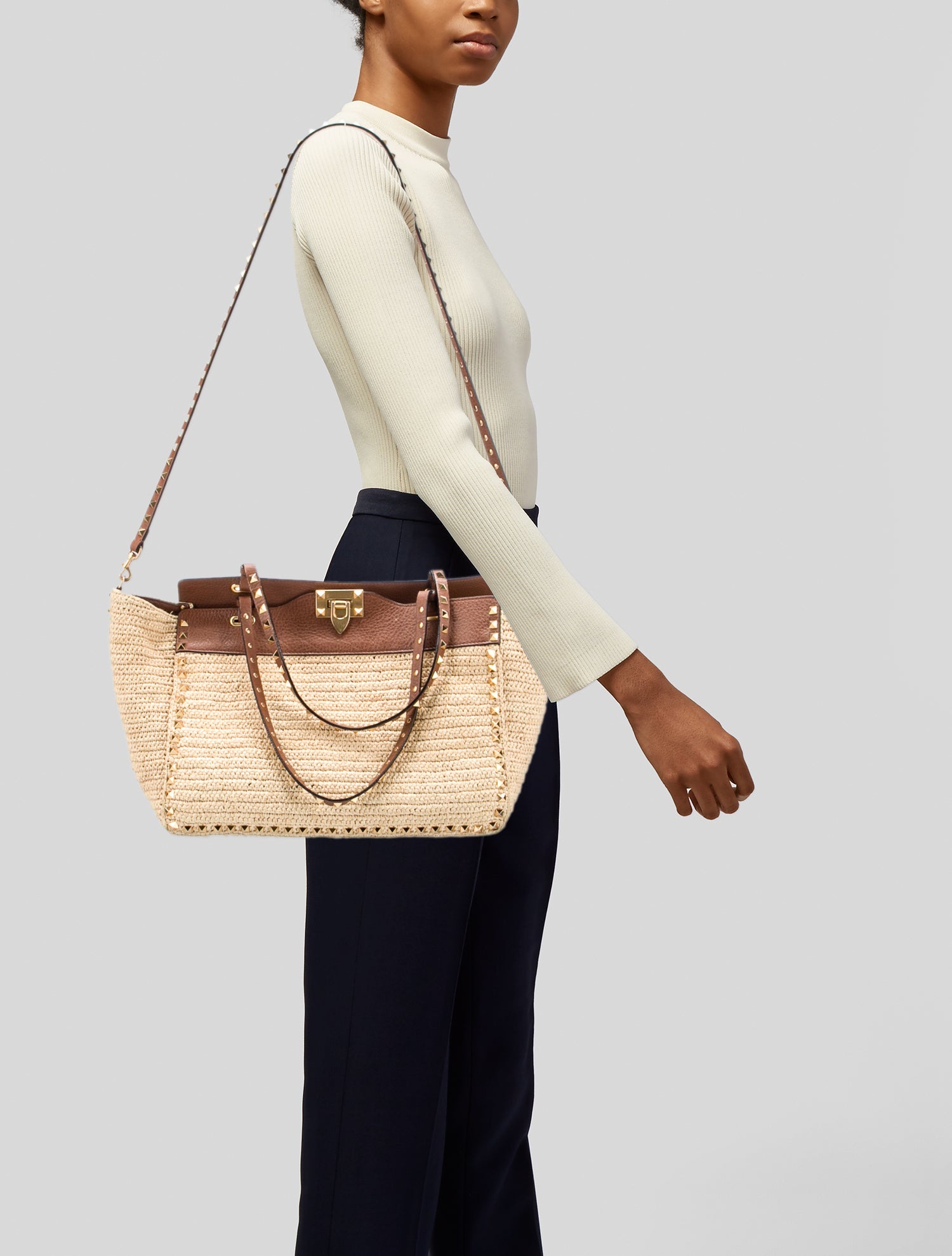 Valentino Rockstud Tote