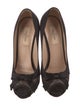 Valentino Satin Lace Pattern Pumps