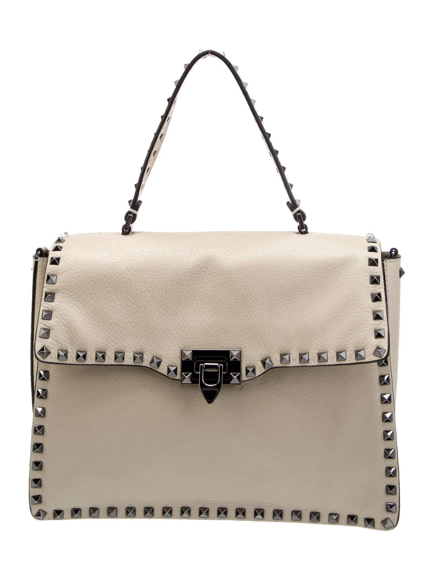 Valentino Rockstud Top Handle Bag