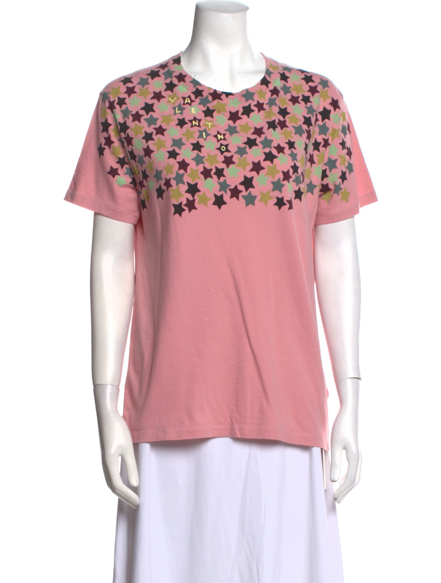 Valentino Graphic Print Crew Neck T-Shirt