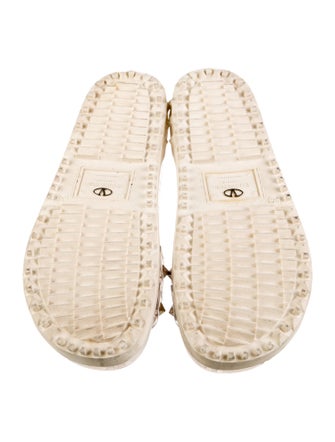 Valentino Rockstud Accents Rubber Slides